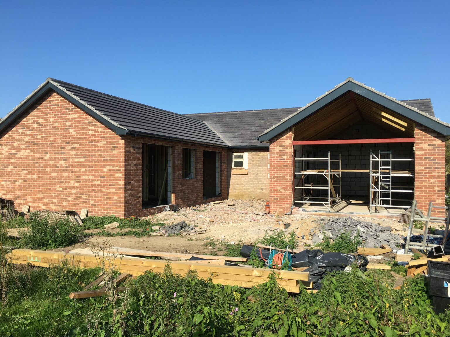 Extensions building work in Suffolk, example project