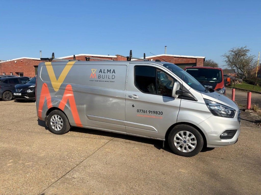 ALMA Build van on site, ready for the day's work.